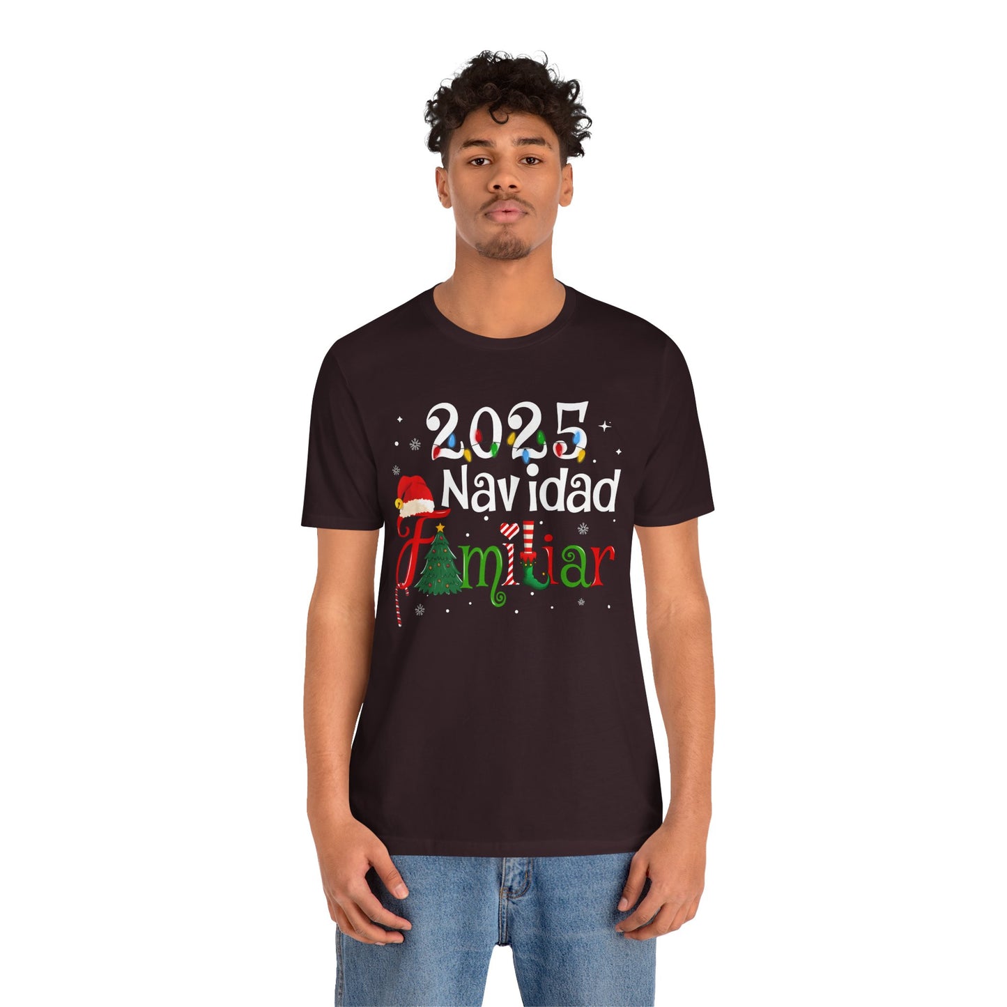 Navidad Familiar 2025 Shirt – Spanish Feliz Navidad Matching Holiday Tee