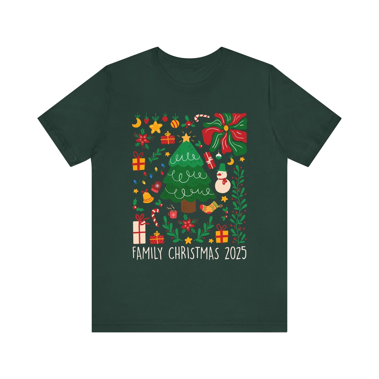 Family Christmas 2025 Shirt – Vintage Boho Holiday Family Group Shirt