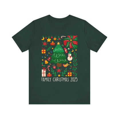 Family Christmas 2025 Shirt – Vintage Boho Holiday Family Group Shirt