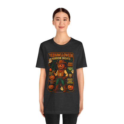 Yeehawlloween Shirt – Western Rodeo Halloween Carnival Cowgirl Cowboy Tee