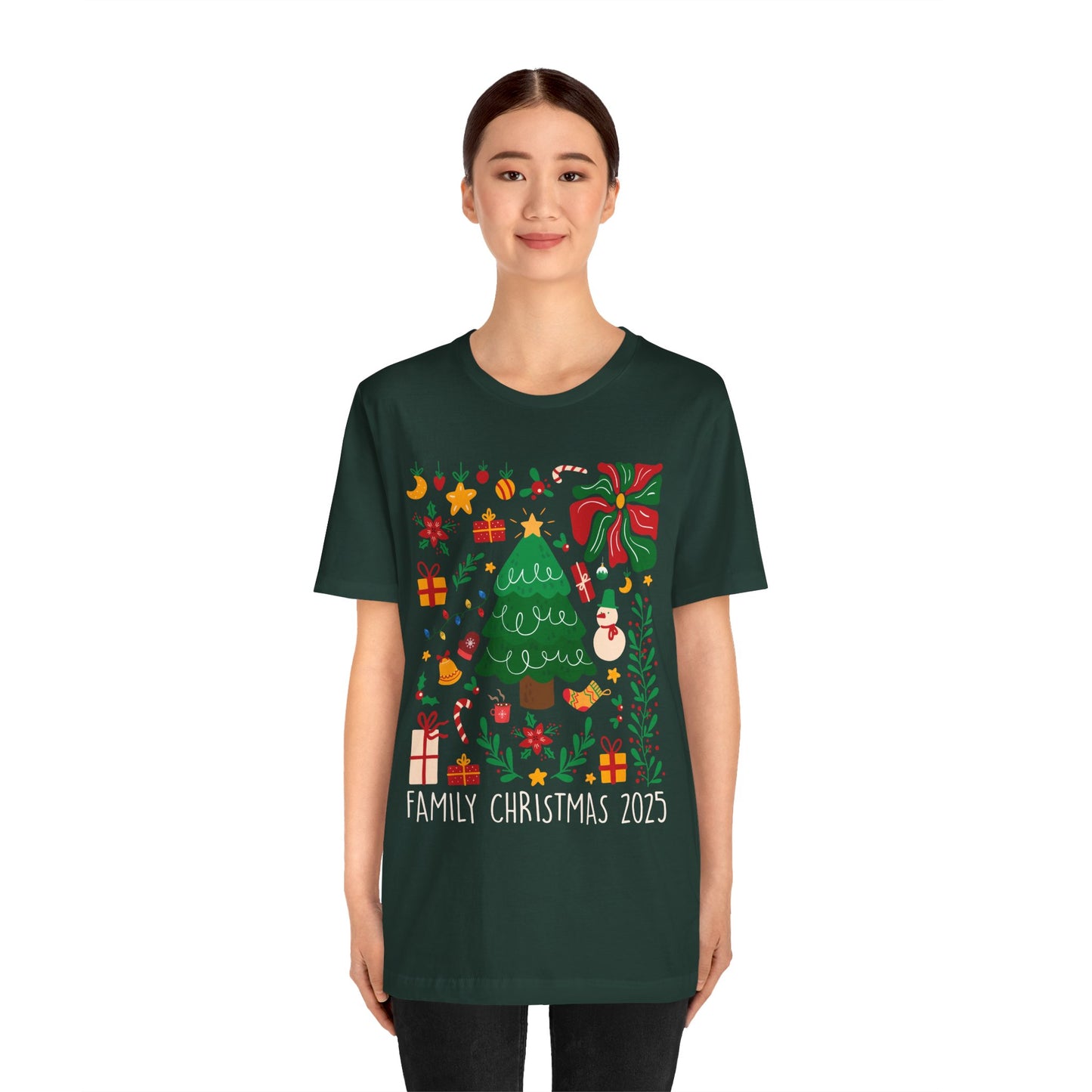 Family Christmas 2025 Shirt – Vintage Boho Holiday Family Group Shirt