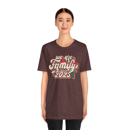 We Are Family Christmas Shirt – Retro Groovy 80s Matching Holiday Tee