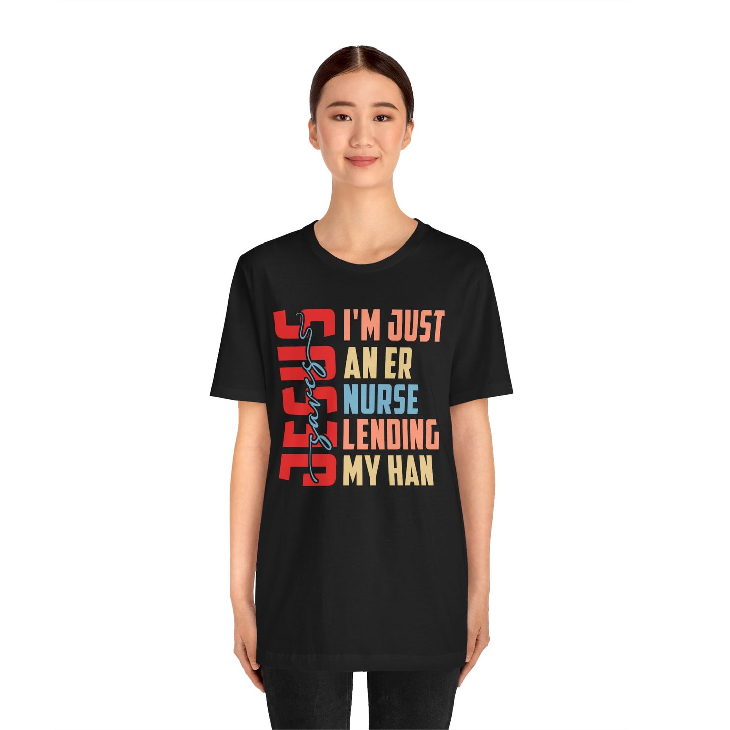 Jesus Saves ER Nurse Shirt – Retro Christian Emergency Room Faith Nurse Tee