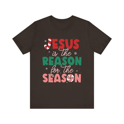 Retro Christmas Jesus Shirt – Christian “Reason for the Season” Faith Holiday Tee