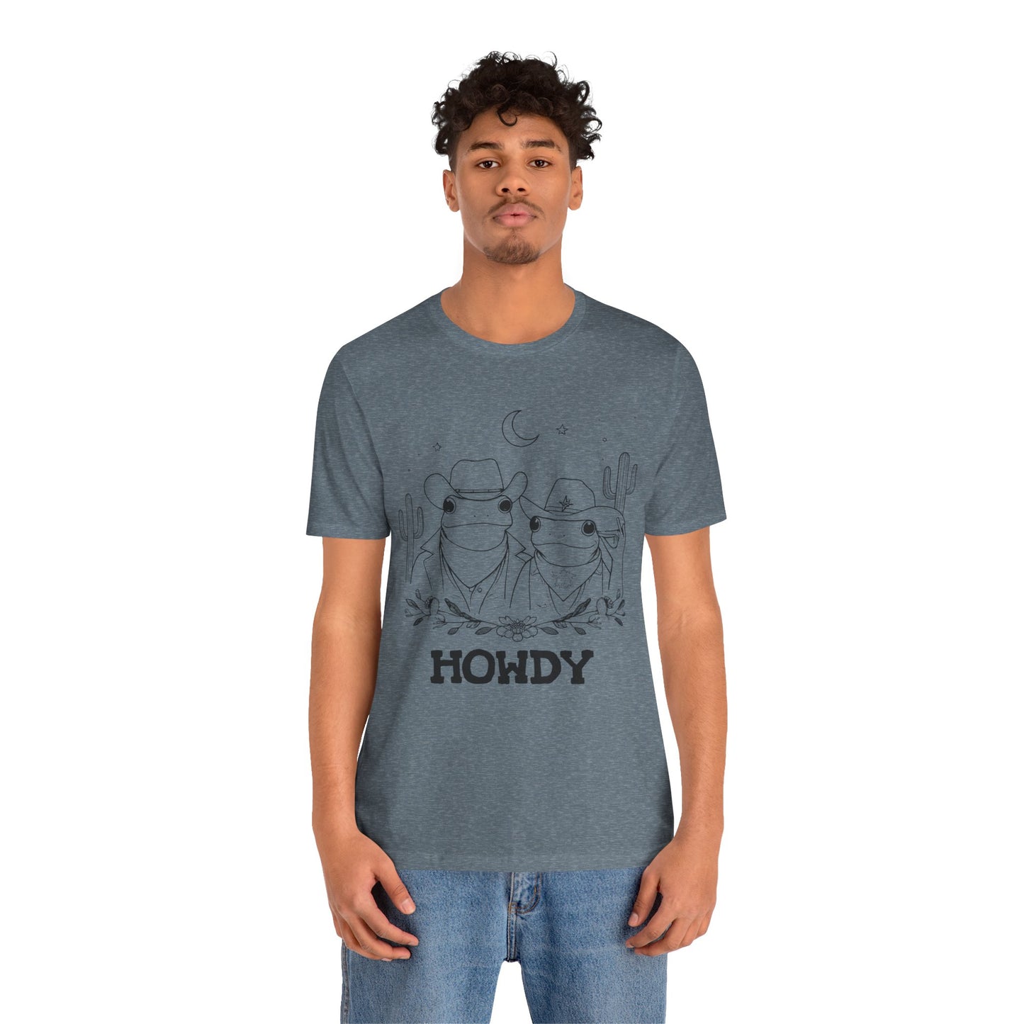Howdy Frog Toad Couple Shirt – Cowboy Cowgirl Western Rodeo Cactus Tee