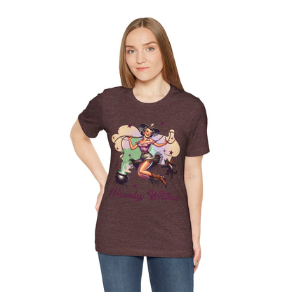 Howdy Witches Cowgirl Halloween Rodeo Western Black Cat T-Shirt