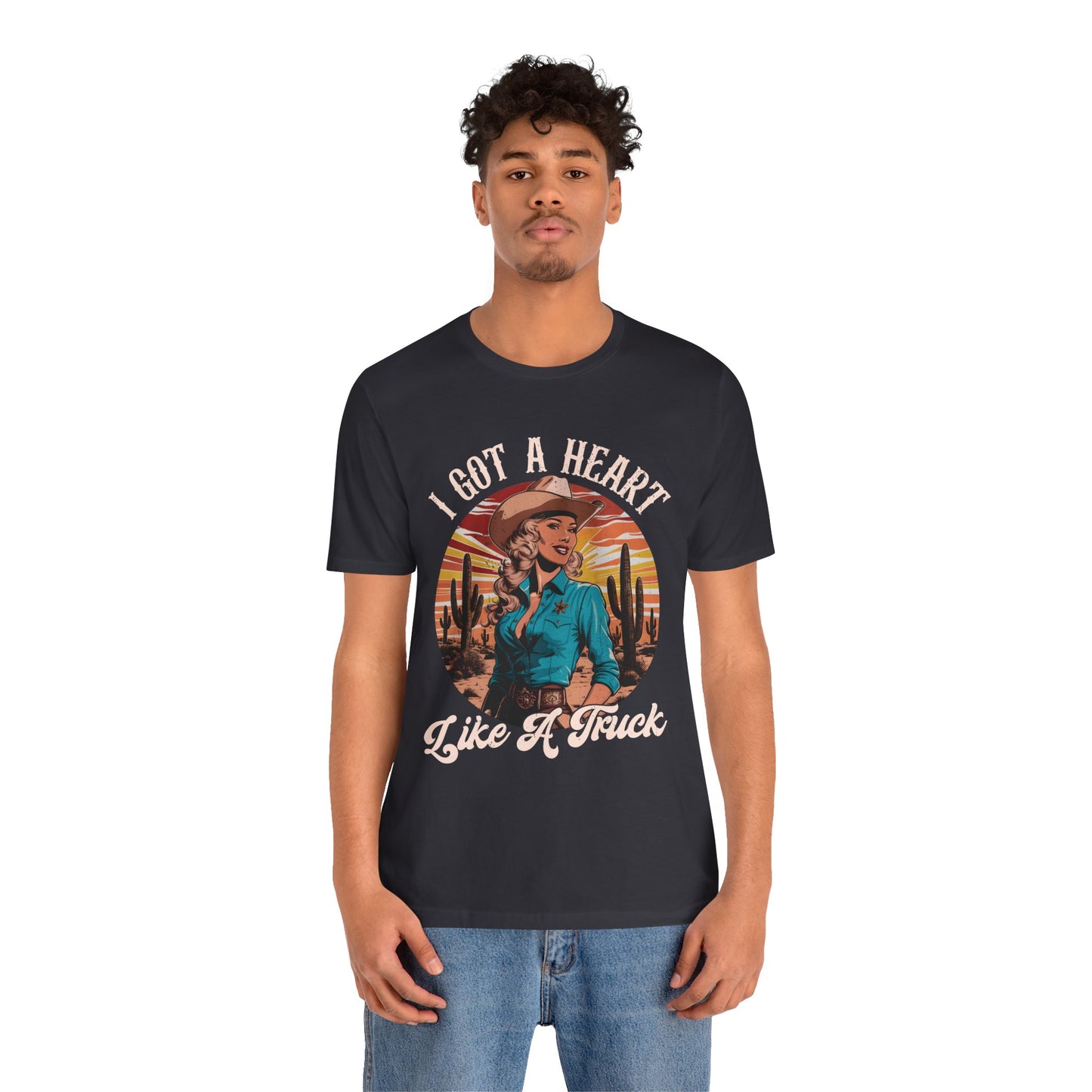 Heart Like A Truck Shirt – Christian Cowgirl Desert Western Rodeo Tee