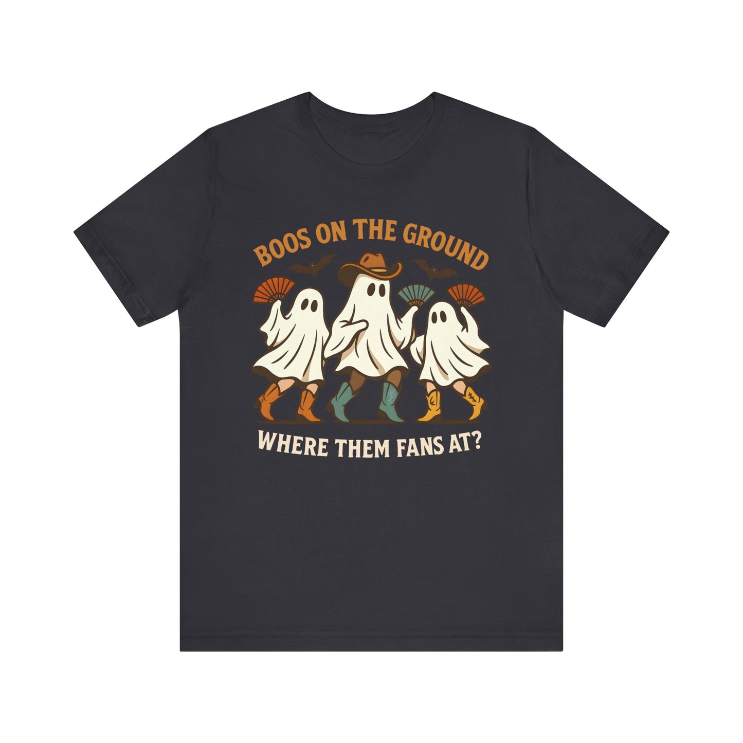 Boos on the Ground Shirt – Funny Western Cowgirl Ghost Squad Halloween Tee