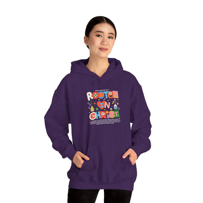 Christian Floral Hoodie - Grow in Grace
