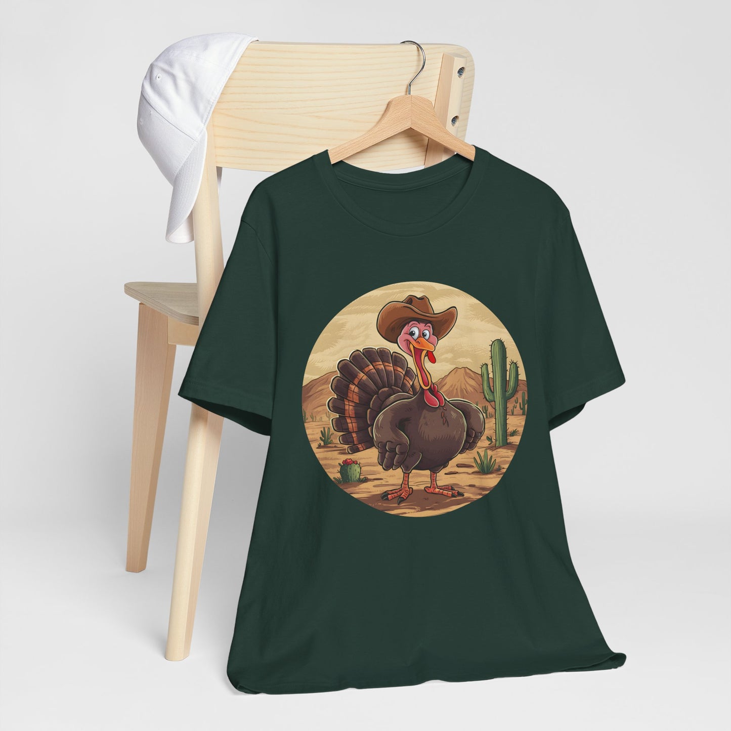 Western Thanksgiving Cowboy Turkey Shirt – Texas Desert Cowgirl Tee