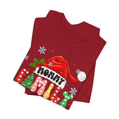 Mommy Family Christmas 2025 Shirt – Cute Matching Polka Dot Holiday Tee