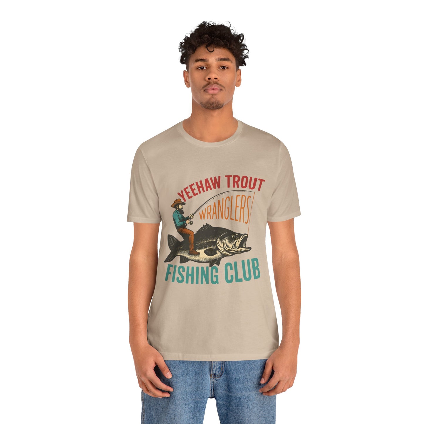 Yeehaw Trout Wranglers Shirt – Funny Cowboy Fishing Club Western Tee