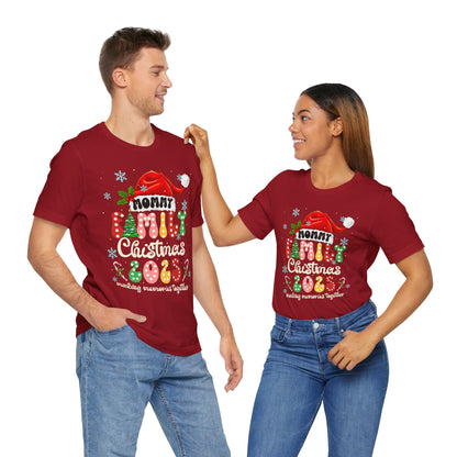 Mommy Family Christmas 2025 Shirt – Cute Matching Polka Dot Holiday Tee