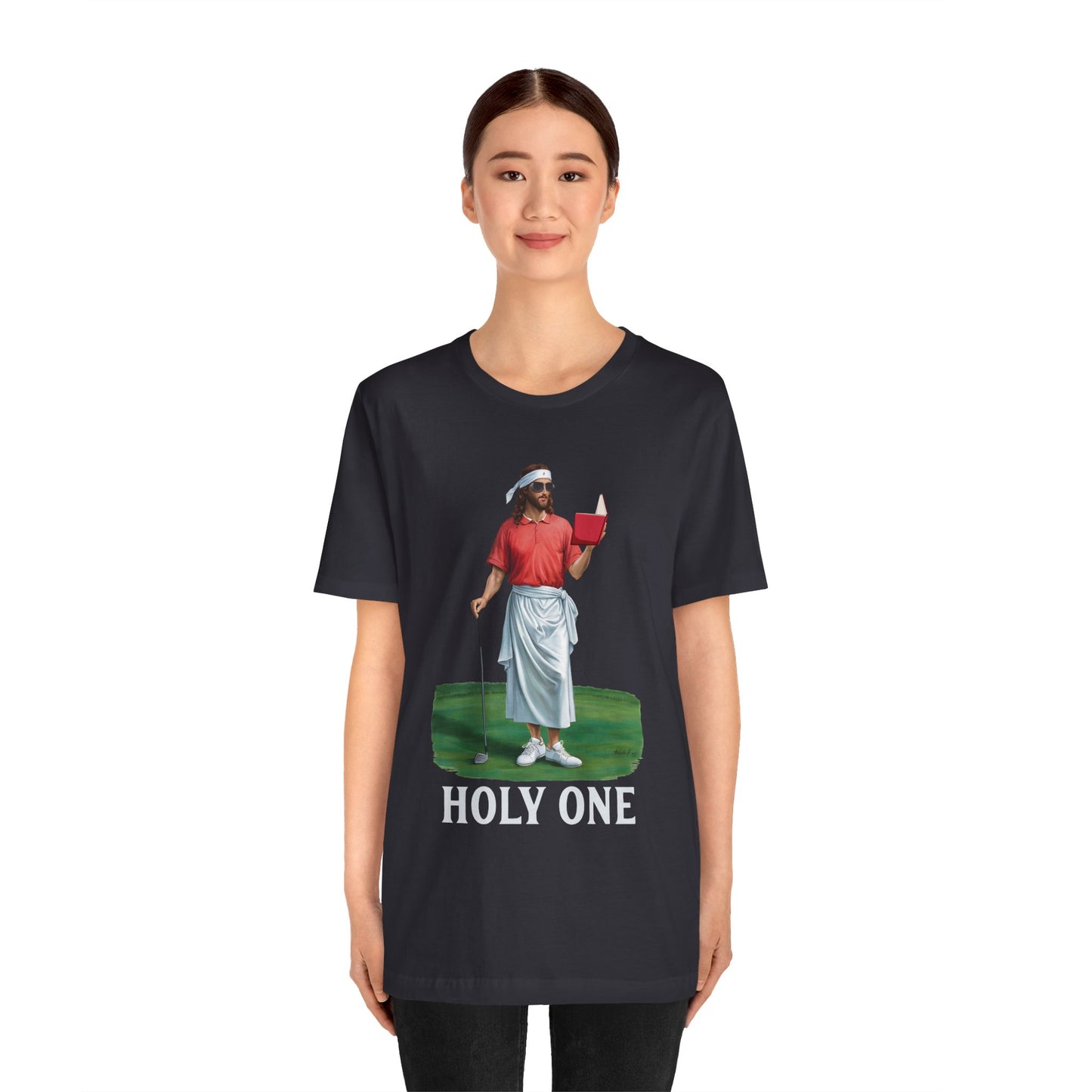Jesus Golf Holy One Shirt – Funny Christian Faith & Sports Graphic Tee for Golfers