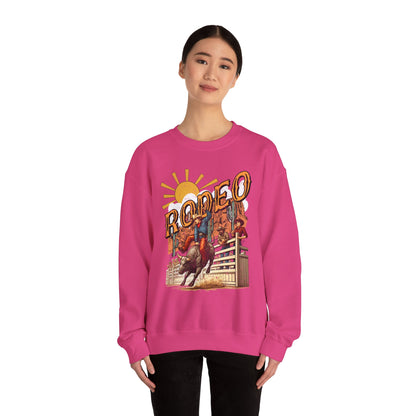 Rodeo Bull Rider Sweatshirt – Western Howdy Ranch Cowboys Bull Riding Pullover