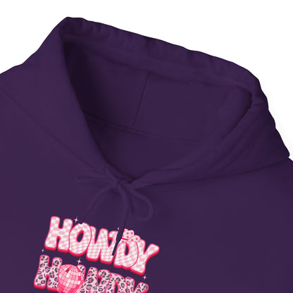 Disco Howdy Cowgirl Hoodie – Pink Leopard Western Rodeo Country Pullover