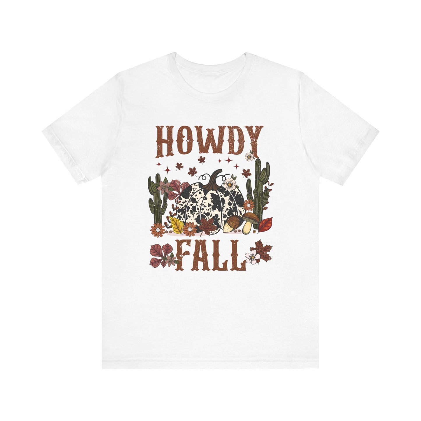 Retro Howdy Fall Shirt – Western Cowboy Pumpkin Country Thanksgiving Tee