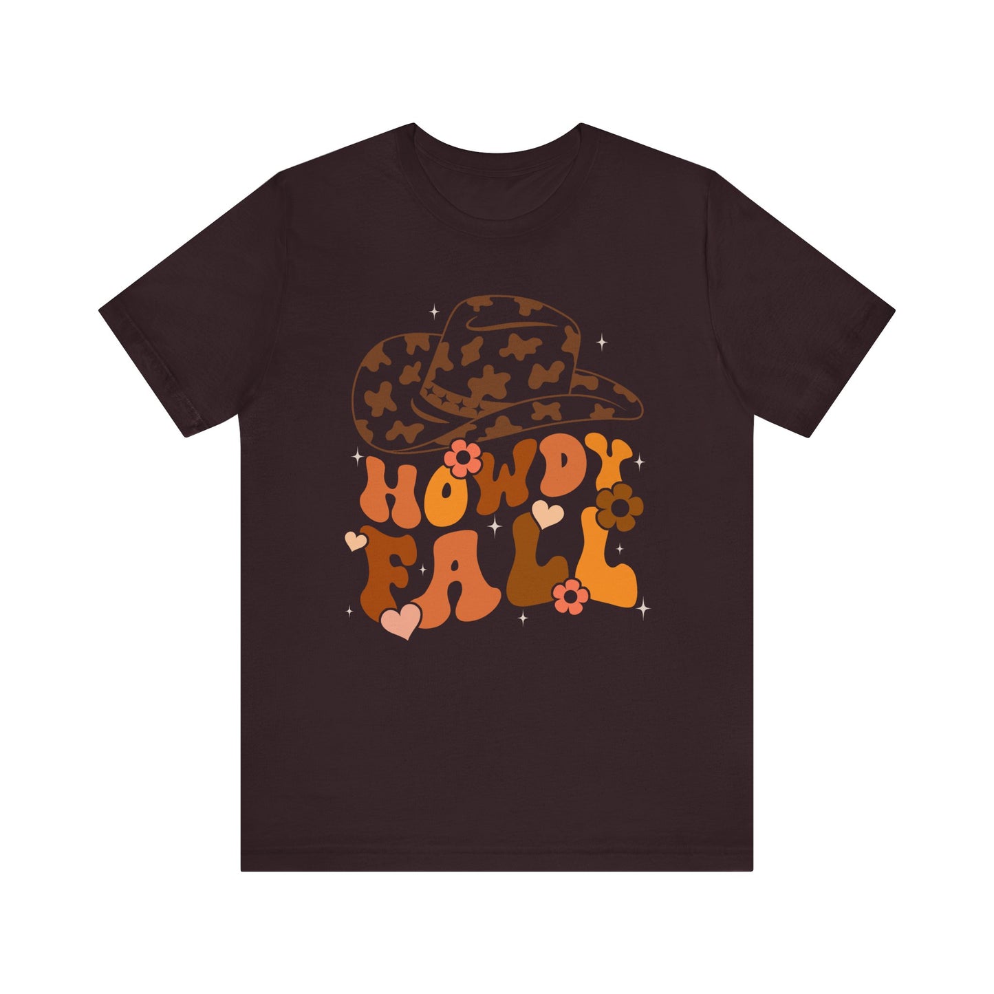 Retro Groovy Howdy Fall Shirt – Western Cowboy Pumpkin Thanksgiving Tee