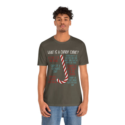 Candy Cane Christmas Christian Shirt – Believe Faith God Holiday Tee
