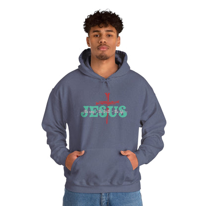 The Way Truth Life Christ Jesus Cross Nails Christian Bible Hoodie