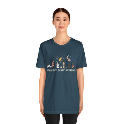 Thrill of Hope Shirt – Christian Christmas Tee, Faith-Filled Jesus Holiday Top