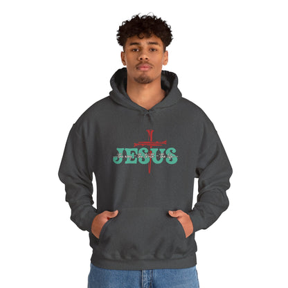 The Way Truth Life Christ Jesus Cross Nails Christian Bible Hoodie