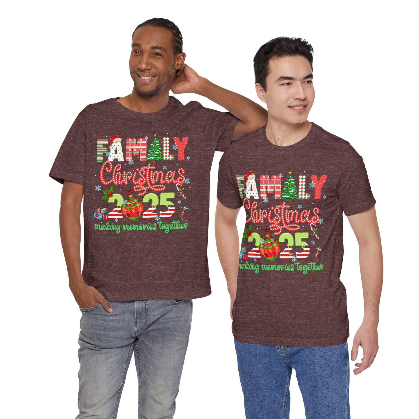 Family Christmas 2025 Matching Shirt – Festive Holiday Lights Ornament Tee