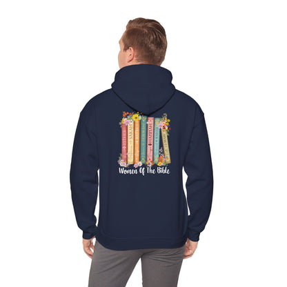 Women of the Bible Hoodie – Christian Floral Scripture Church Book Pullover