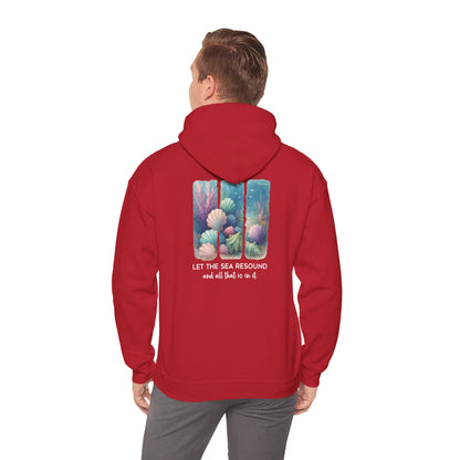 Let the Sea Resound Hoodie – Christian Ocean Bible Verse Summer Pullover