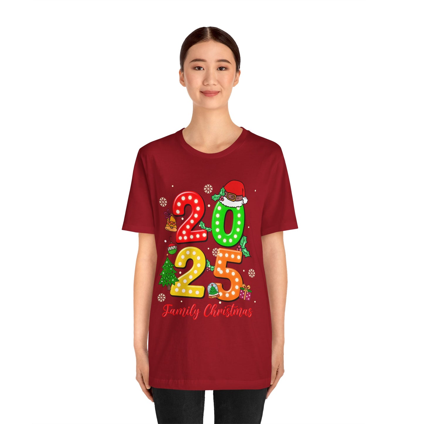 2025 Family Christmas Shirt – Cute Matching Holiday Lights Group Tee