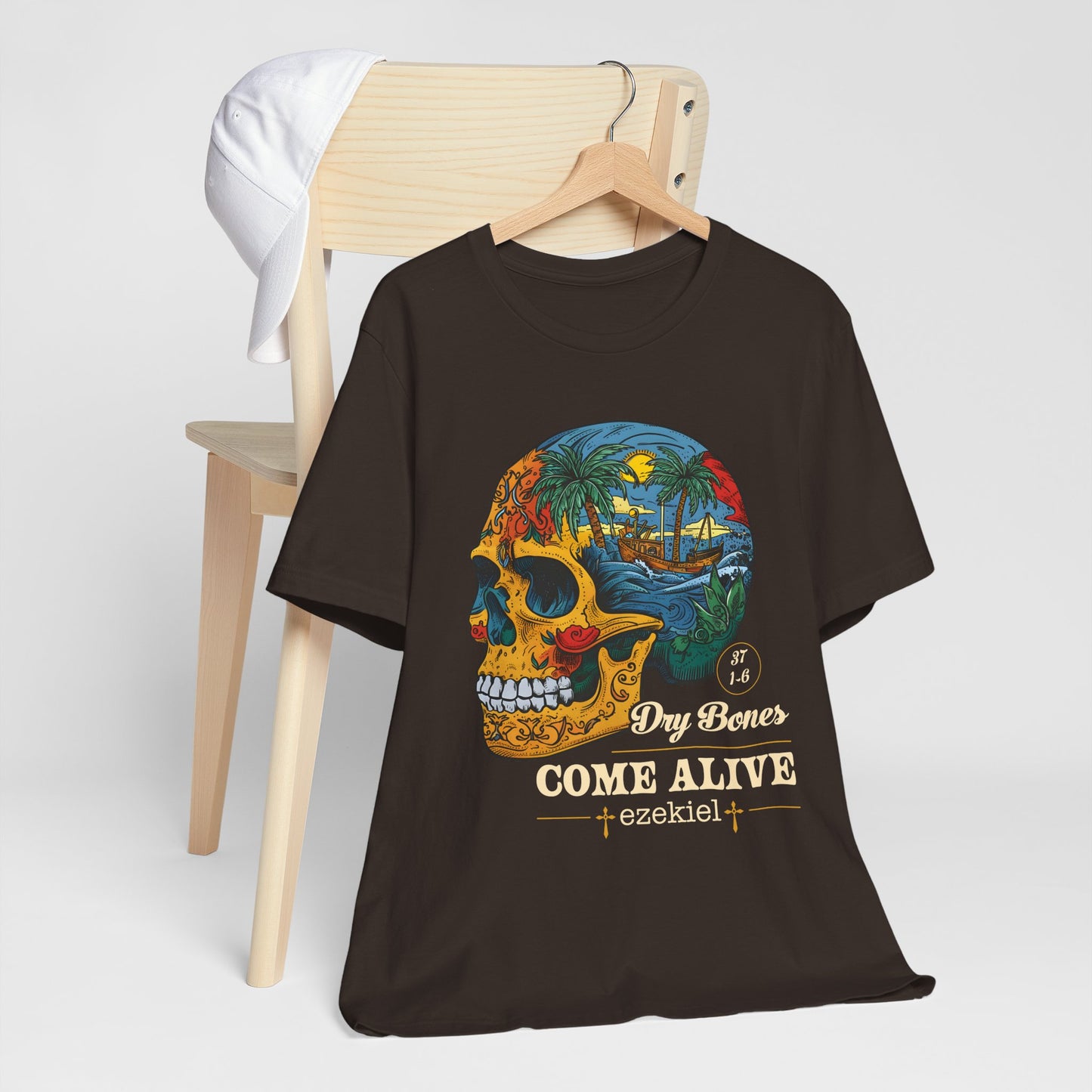 Dry Bones Come Alive Shirt – Christian Skull Ezekiel 37 Faith Graphic Tee