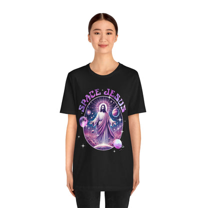 Space Jesus Galaxy Shirt – Cosmic Christian Planet Faith Graphic Unisex Tee