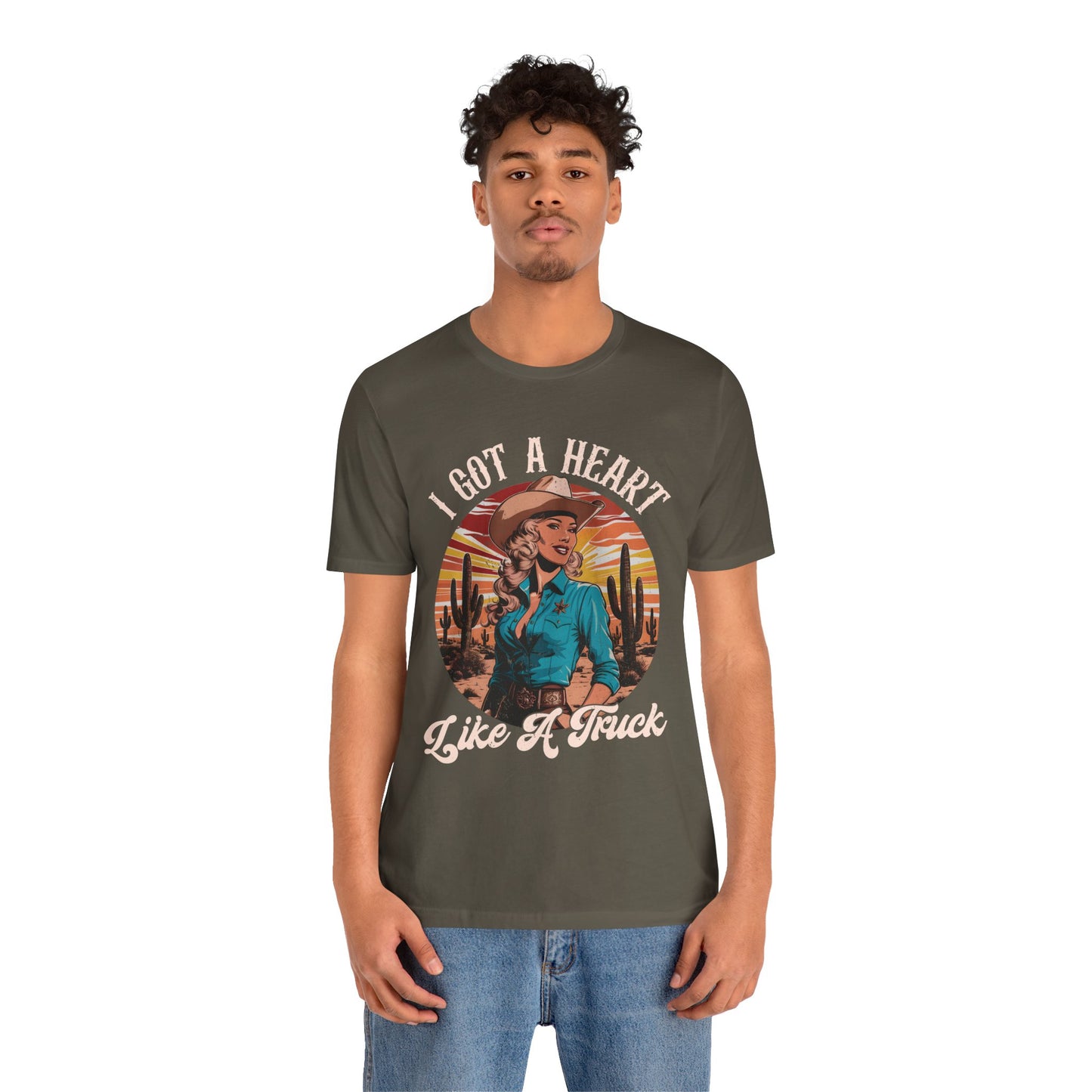 Heart Like A Truck Shirt – Christian Cowgirl Desert Western Rodeo Tee