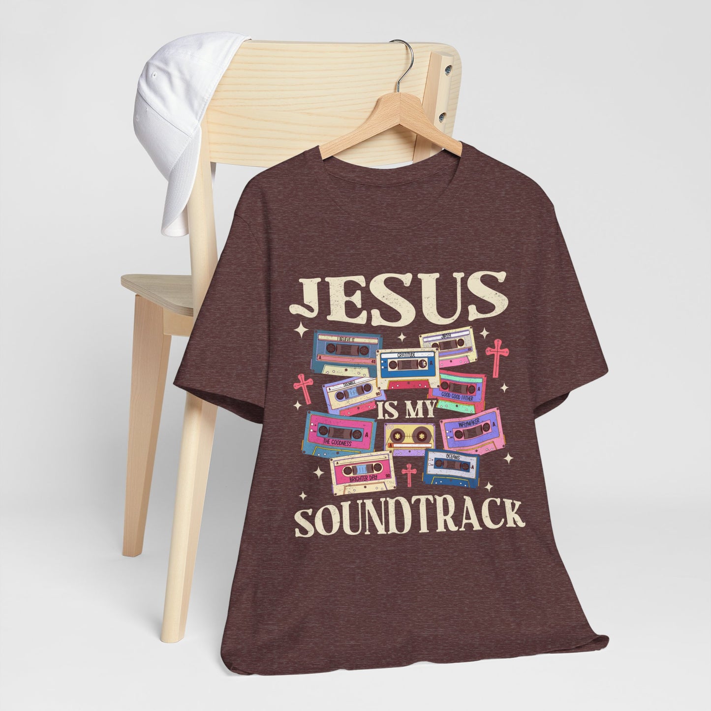 Jesus Is My Soundtrack Shirt – Christian Worship Music Faith Tee for Believers