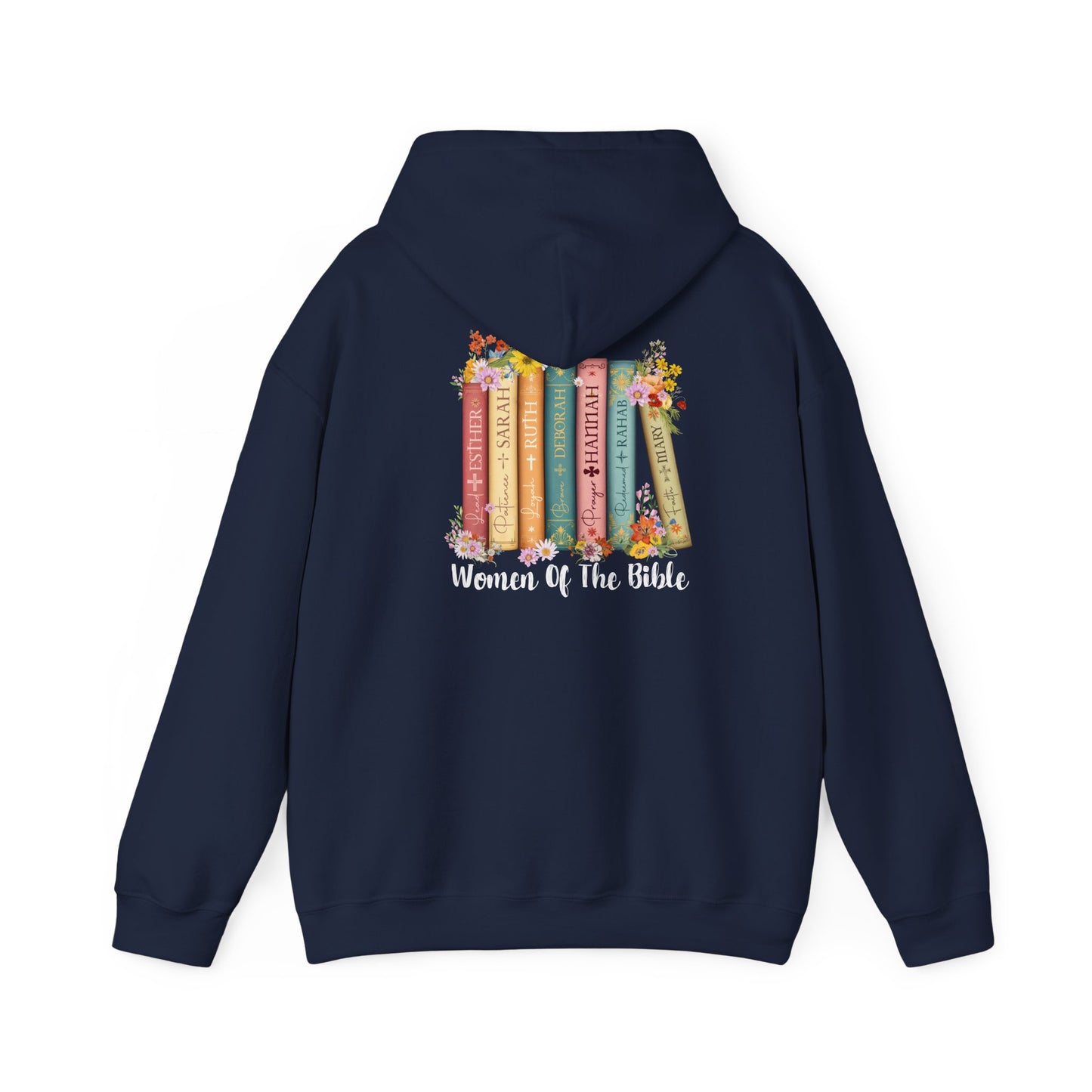 Women of the Bible Hoodie – Christian Floral Scripture Church Book Pullover