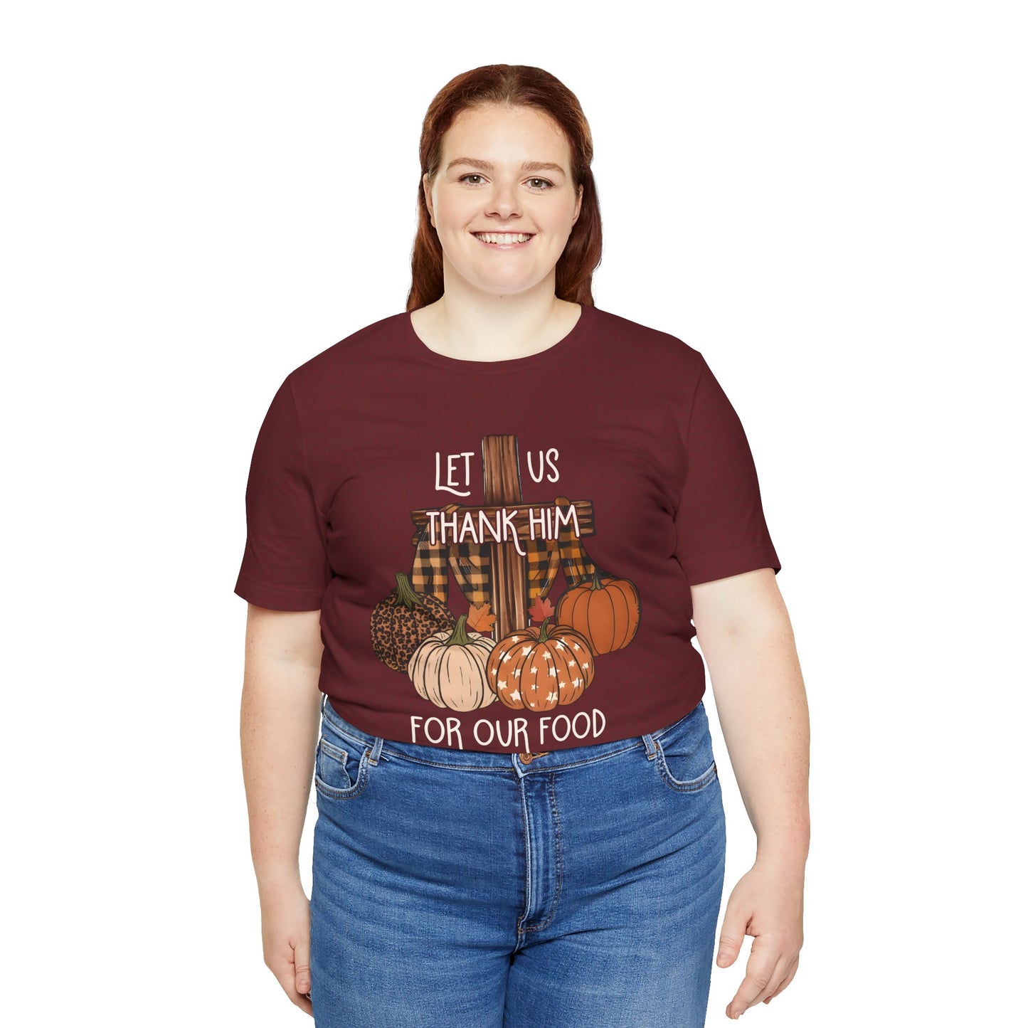 Let Us Thank Him Shirt – Christian Thanksgiving Tee with Genesis 9:3 Bible Verse