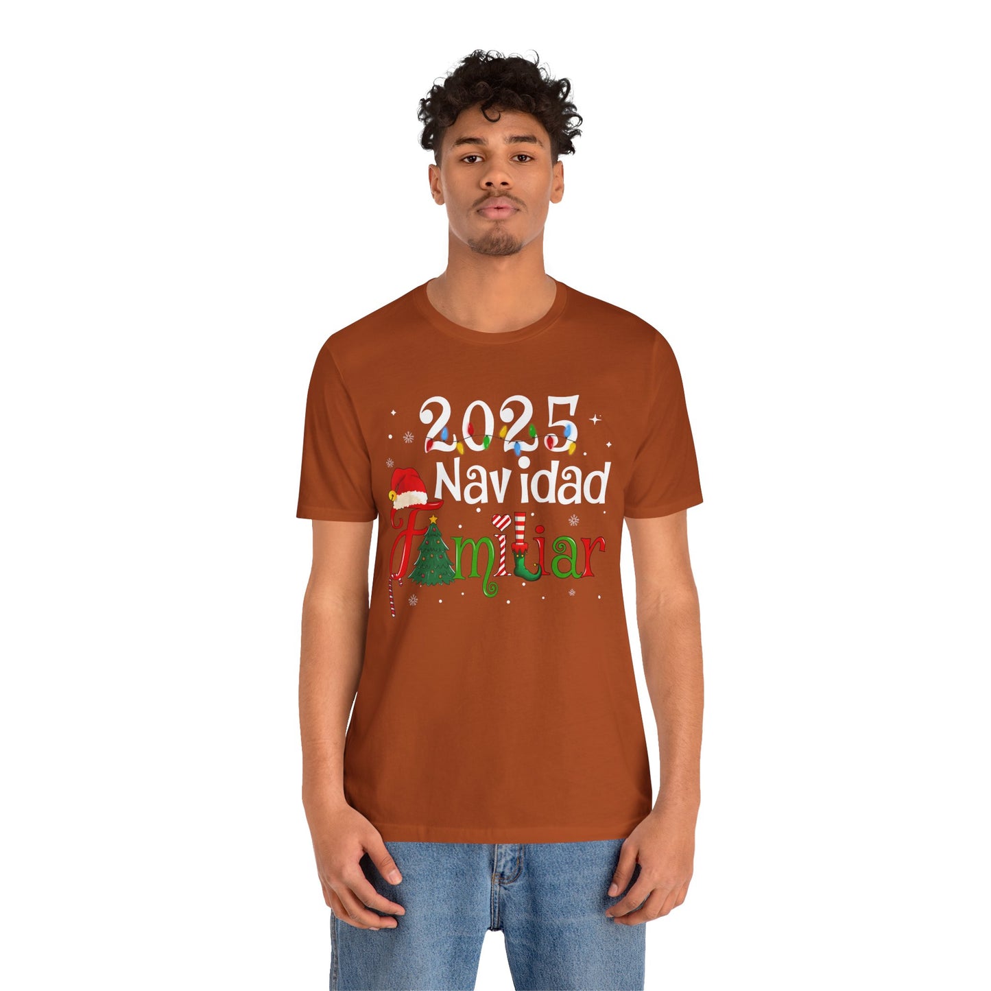 Navidad Familiar 2025 Shirt – Spanish Feliz Navidad Matching Holiday Tee