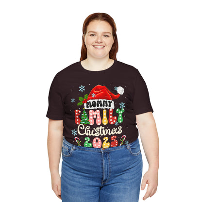 Mommy Family Christmas 2025 Shirt – Cute Matching Polka Dot Holiday Tee