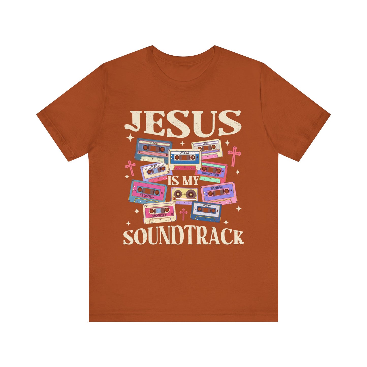 Jesus Is My Soundtrack Shirt – Christian Worship Music Faith Tee for Believers