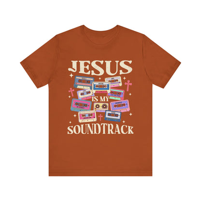 Jesus Is My Soundtrack Shirt – Christian Worship Music Faith Tee for Believers