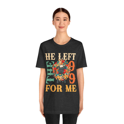 He Left the 99 for Me Shirt – Lost Sheep Flowers Boho Christian Jesus Tee