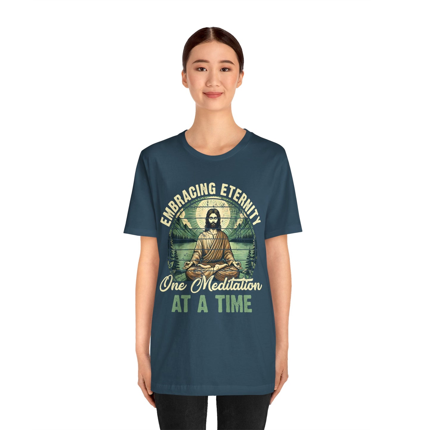 Embracing Eternity Shirt – Christian Yoga Jesus God Faith & Mindfulness Tee