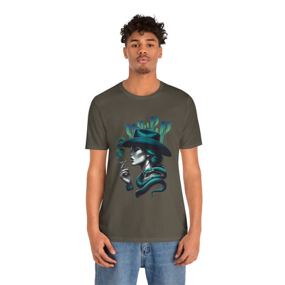 Western Badass Cowgirl Shirt – Snake Smoking Howdy Rodeo Tee