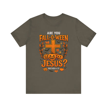 Are You Fall O Ween Shirt – Jesus Christian Pumpkin Cross Halloween Tee