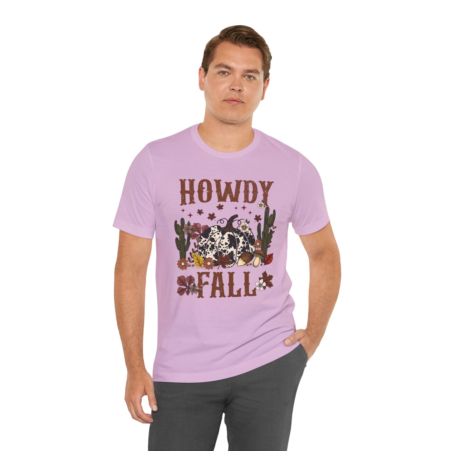 Retro Howdy Fall Shirt – Western Cowboy Pumpkin Country Thanksgiving Tee