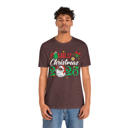 Family Christmas 2025 Shirt – Black Santa Afrocentric Matching Holiday Tee