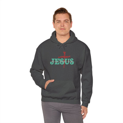 The Way Truth Life Christ Jesus Cross Nails Christian Bible Hoodie