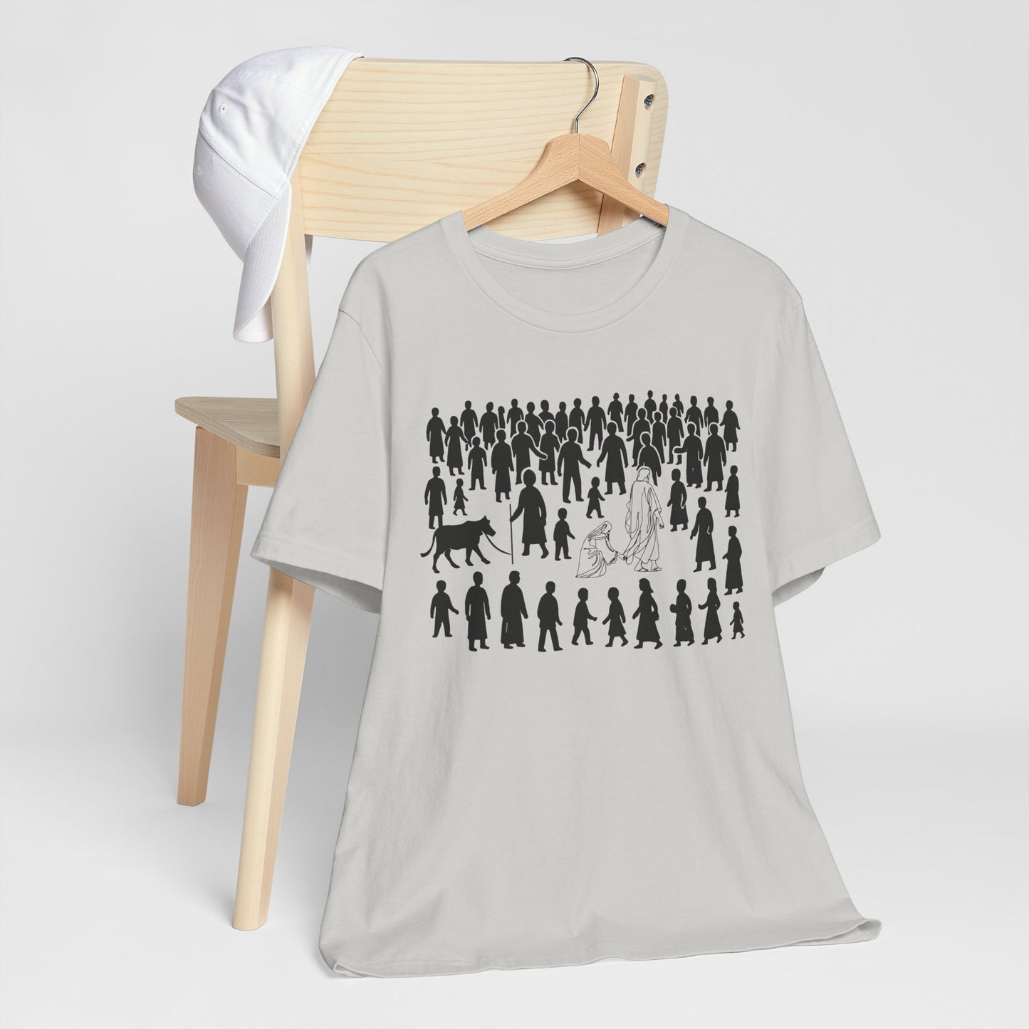 Jesus Pulling You from the Crowd Shirt – Christian Rescues Men Women Tee