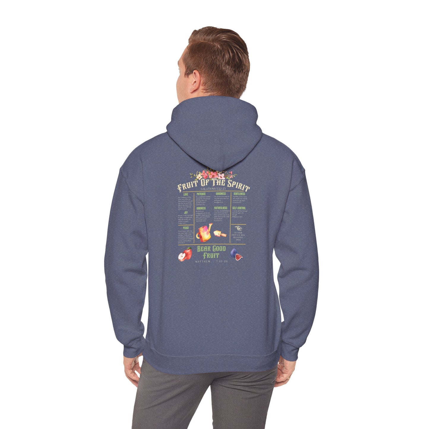Fruit of the Spirit Hoodie – Christian Bible Verse Jesus Prayer Pullover
