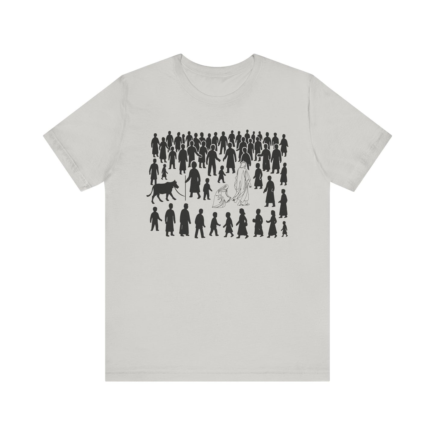 Jesus Pulling You from the Crowd Shirt – Christian Rescues Men Women Tee